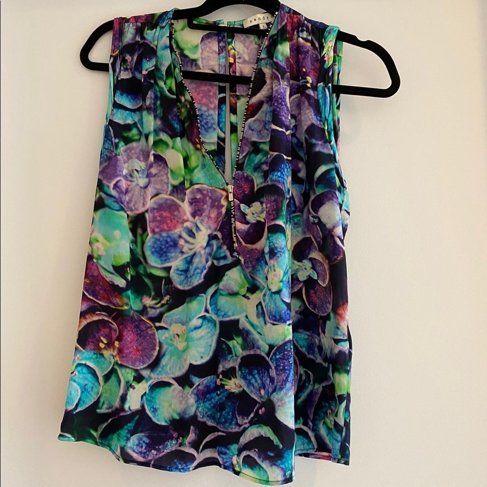 Sandro Silk Blouse